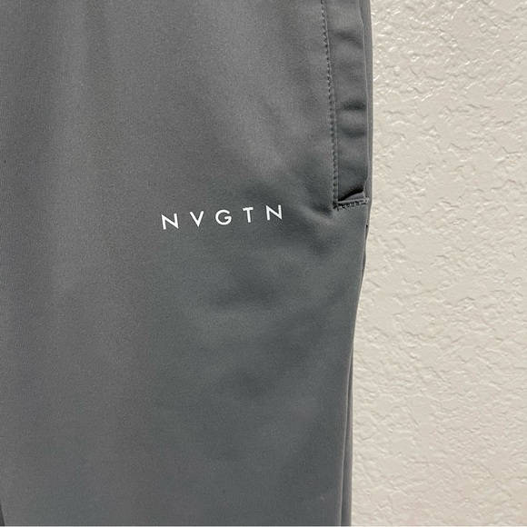 EUC NVGTN Women’s Grey Elastic Waist Drawstring Joggers Size Small - Picture 2 of 7